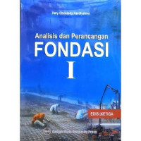 Image of Analisis dan perancangan fondasi I