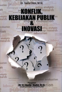 Image of Konflik, kebijakan publik, dan inovasi