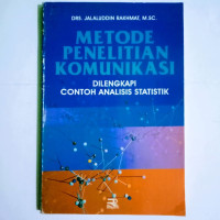 Image of Metode Penelitian Komunikasi
